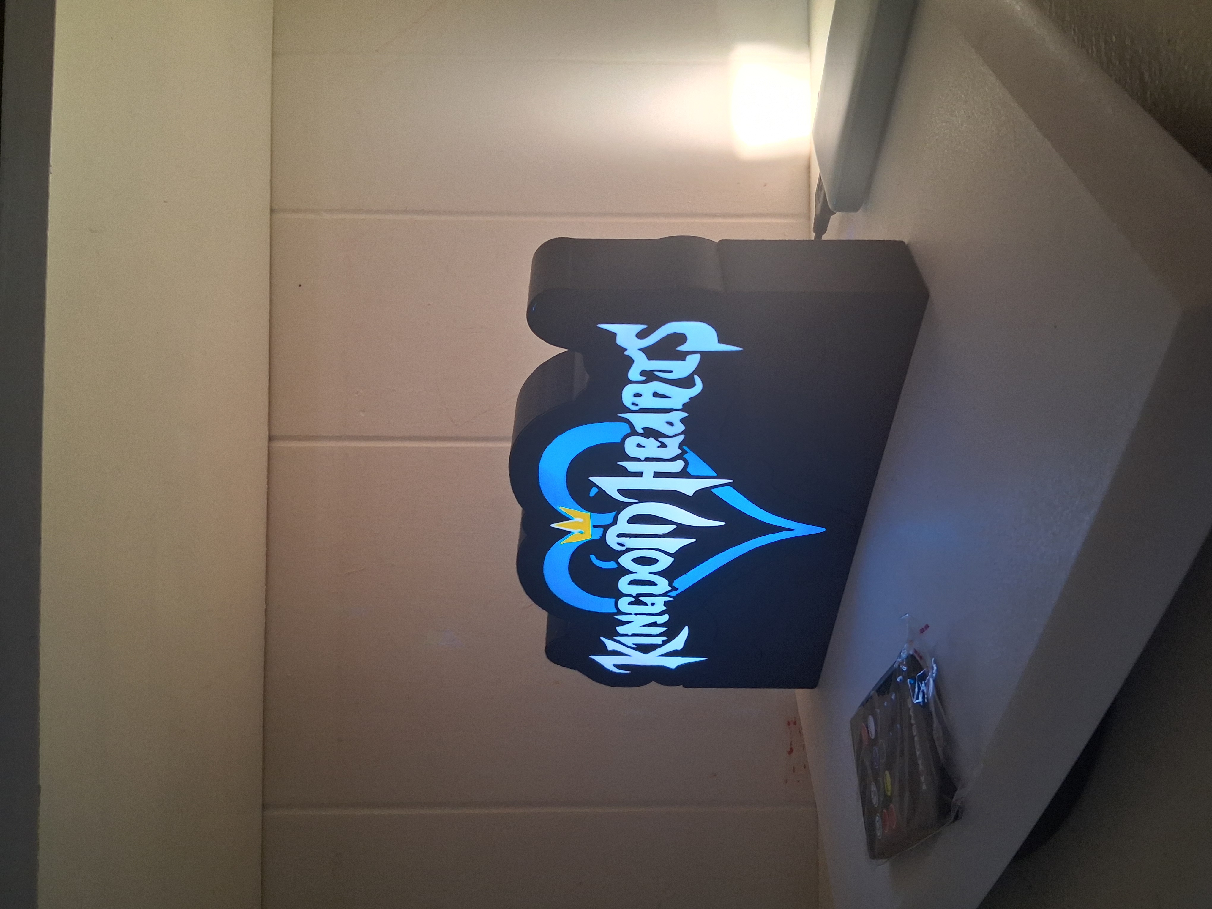 KingdomOfHearts LED light box – custom 3D printed – Lit Layer Creations